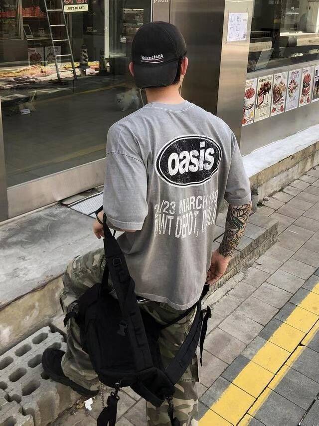 Oasis Vintage Washed Tee