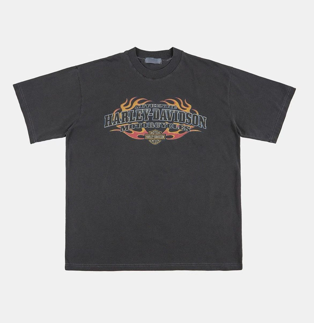 Harley-Davidson Authentic Flames Vintage Washed Tee