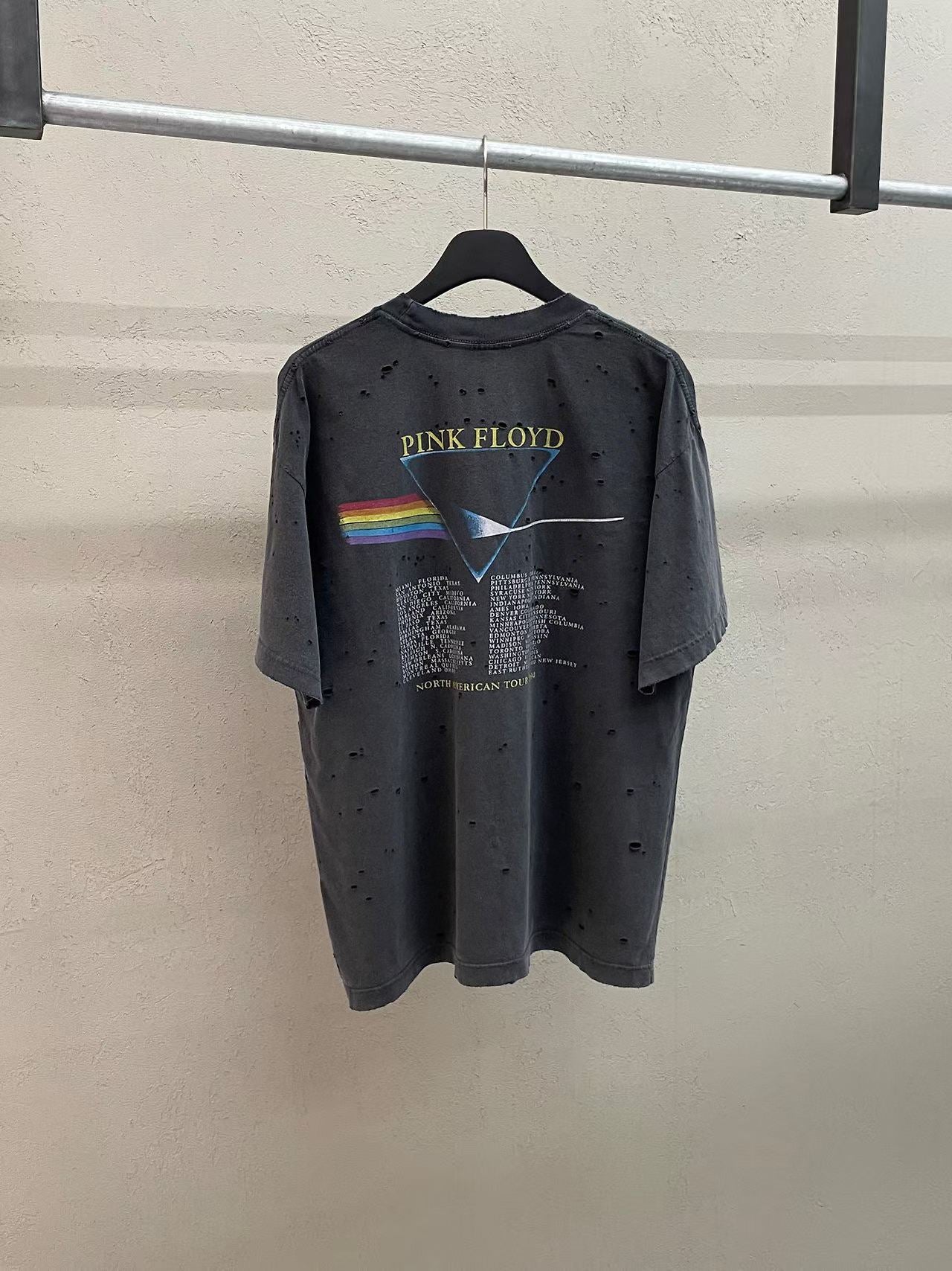 Pink Floyd Dark Side of the Moon Archive Distressed Tee