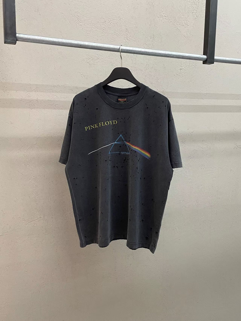 Pink Floyd Dark Side of the Moon Archive Distressed Tee