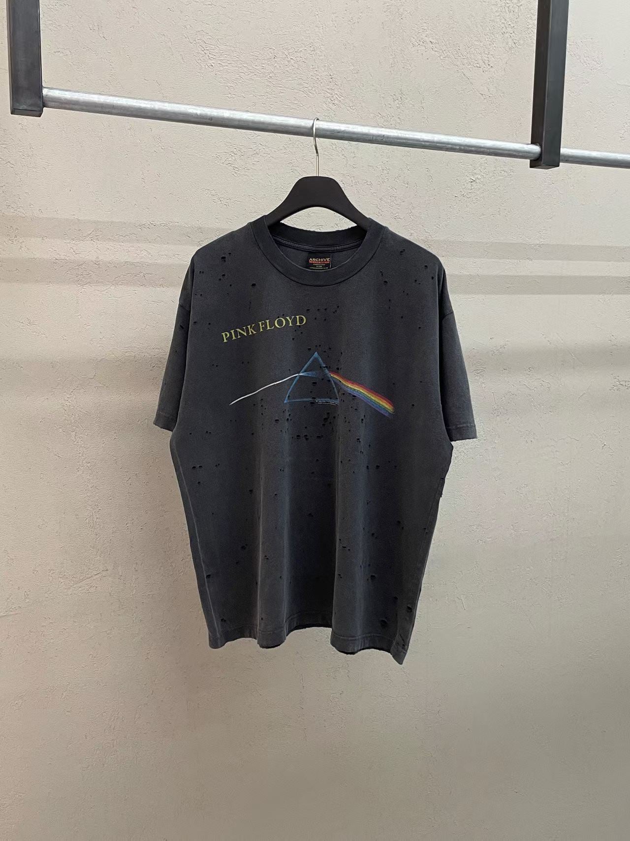 Pink Floyd Dark Side of the Moon Archive Distressed Tee