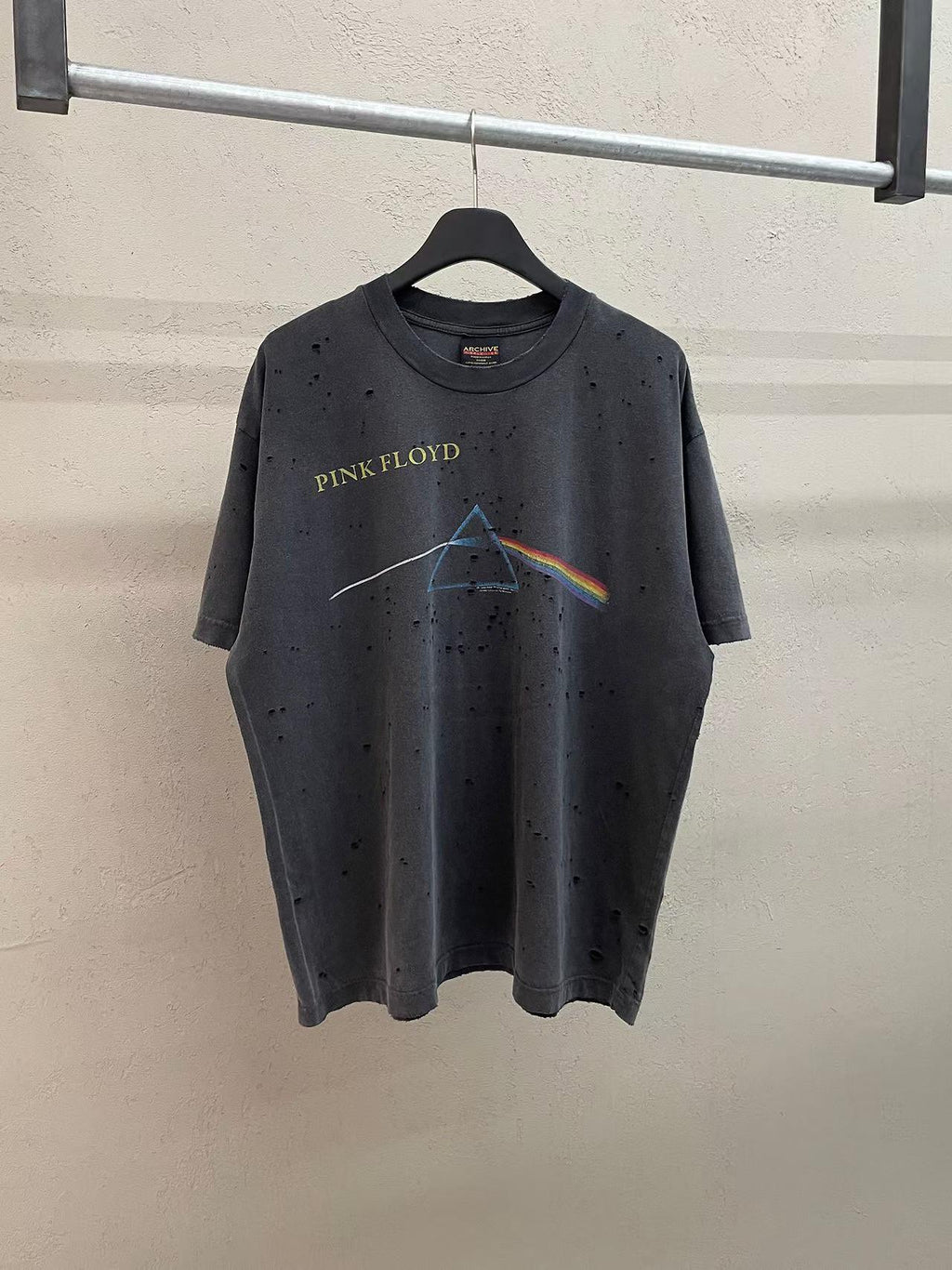 Pink Floyd Dark Side of the Moon Archive Distressed Tee