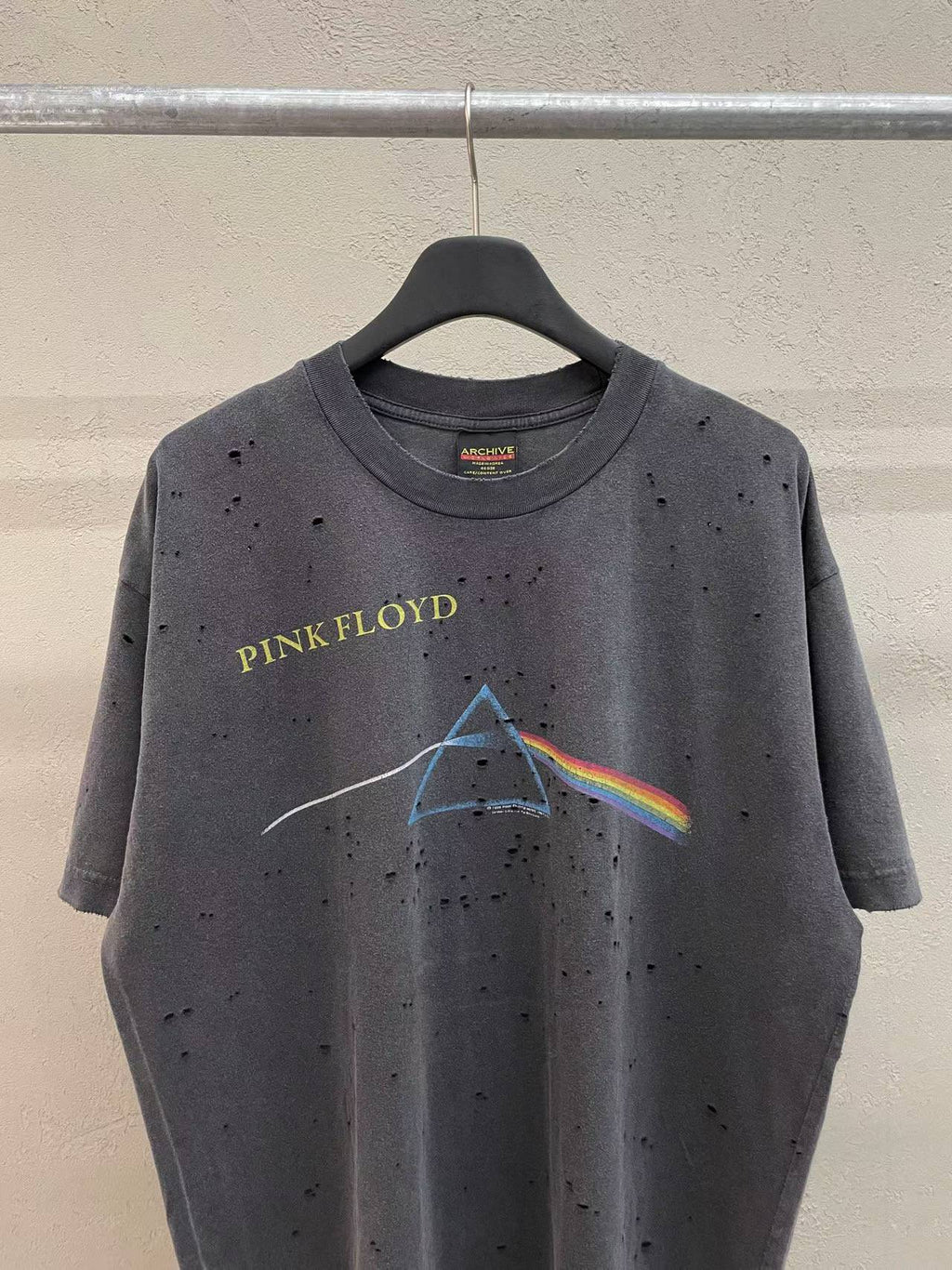 Pink Floyd Dark Side of the Moon Archive Distressed Tee