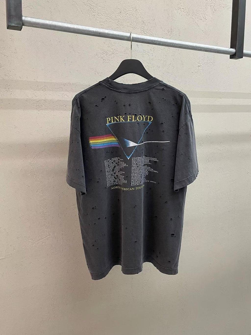Pink Floyd Dark Side of the Moon Archive Distressed Tee