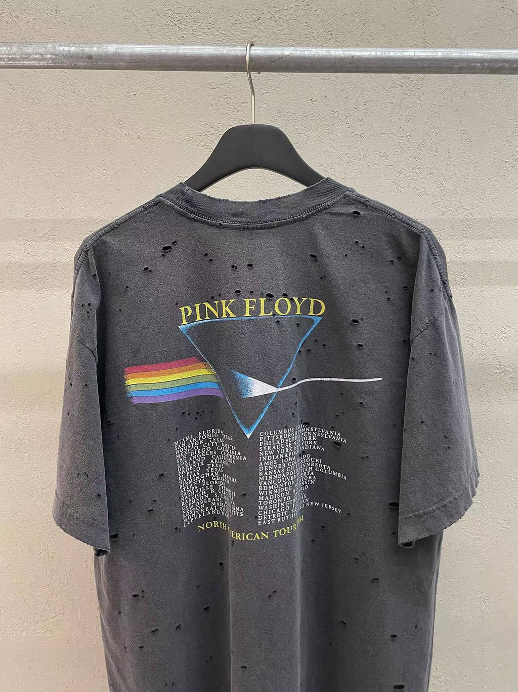 Pink Floyd Dark Side of the Moon Archive Distressed Tee