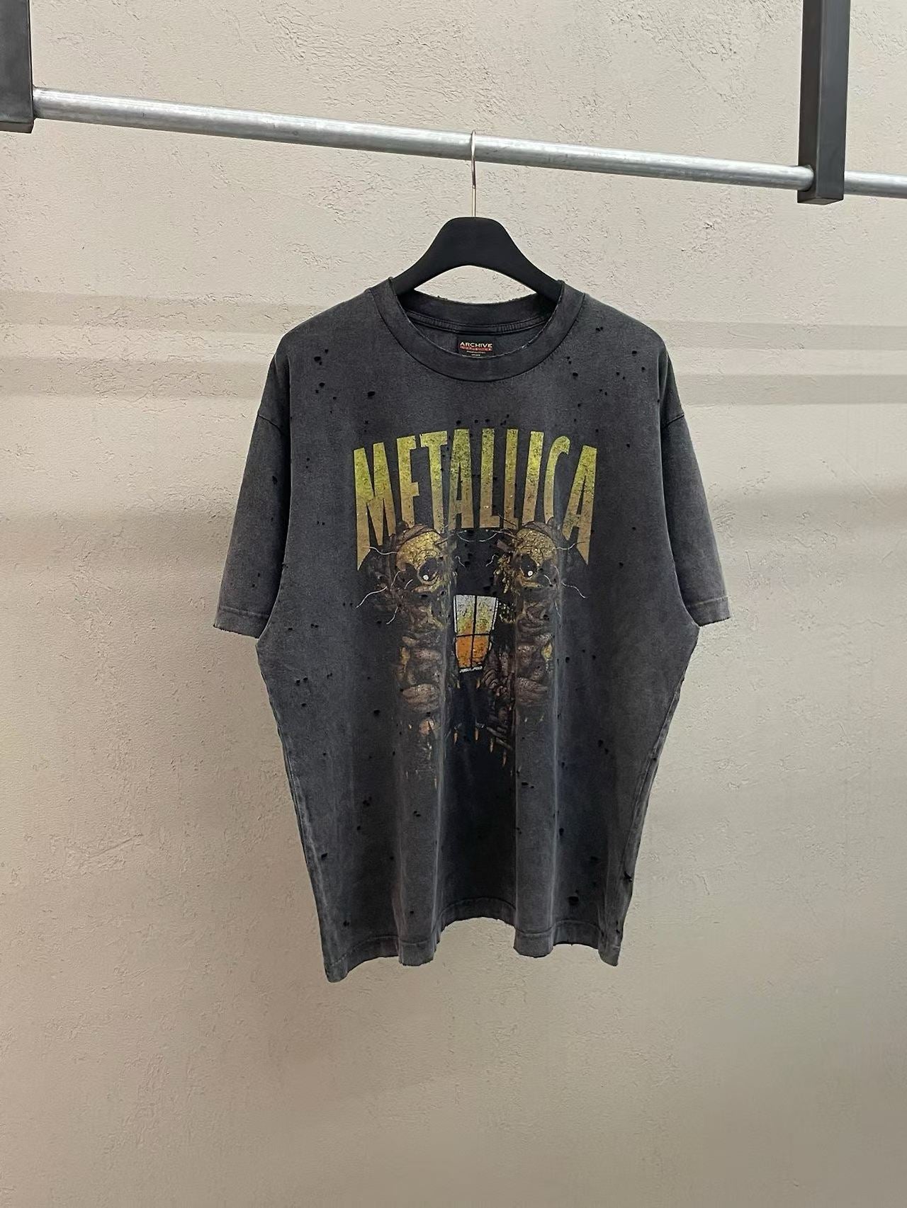 Metallica Sad But True Archive Distressed Tee