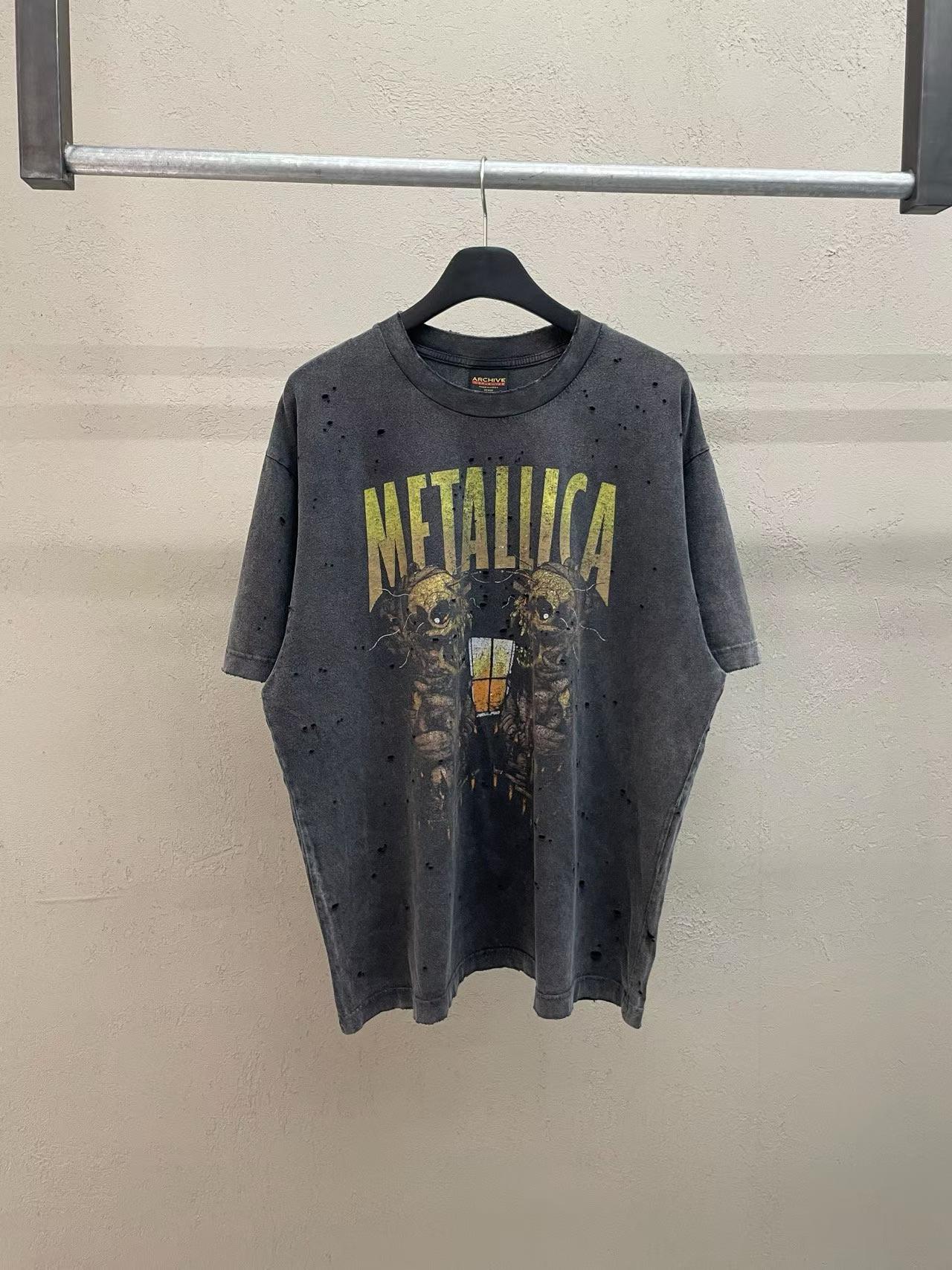Metallica Sad But True Archive Distressed Tee
