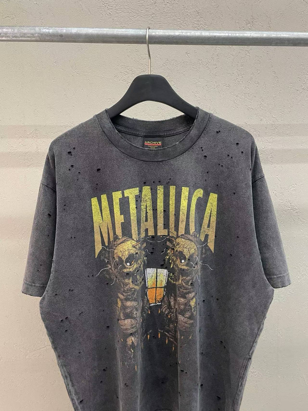 Metallica Sad But True Archive Distressed Tee