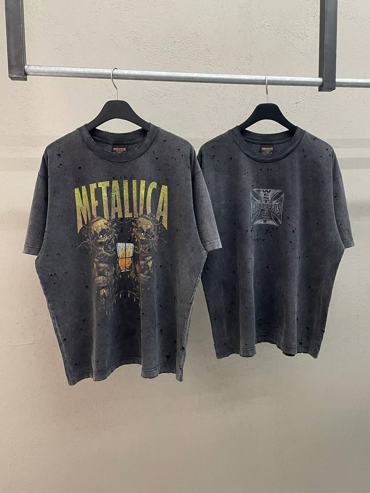 Metallica Sad But True Archive Distressed Tee