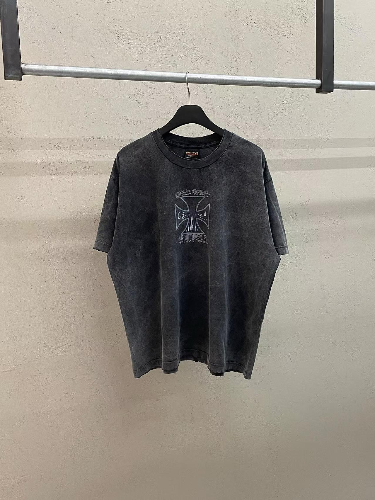 West Coast Choppers Biker Archive Vintage Washed Tee Graphite